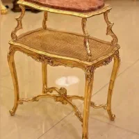 میز بار ومیز کنار مبلی کیمیا تمام چوب راش گرجستان