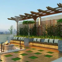 اجرای فضای سبز و روف گاردن با طراحی مهندسی|خدمات باغبانی و درختکاری|مشهد, شهرک صنعتی توس|دیوار