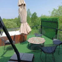 اجاره کلبه سویسی وان جکوزی جنگلی|اجارهٔ کوتاه‌مدت ویلا و باغ|سلمان‌شهر, |دیوار