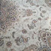 یک جفت فرش ۱۲ متری نو کرم رنگ