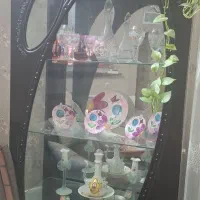 بوفه چوب وشیشه