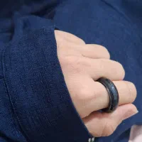 حلقه دخترانه رنگ سبز و مشکی|بدلیجات|کرج, شهرک بنفشه|دیوار