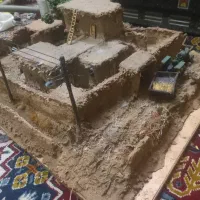 ماکت خانه روستایی دست ساز