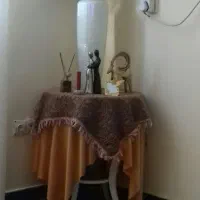 میزخاطره.آباژور.آینه قدی.آینه قدی سفیدبامیزتلفن|آینه|دهدشت, |دیوار