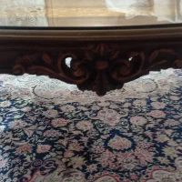 میز جلو مبلی چوب گردو