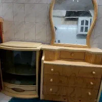 میز تلویزیون درایور با آینه