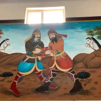 نقاشی پتینه میکرو سمنت|تابلو، نقاشی، عکس|آشخانه, |دیوار