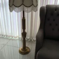 آباژور  ایستاده کنار سالنی