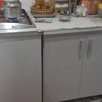 کابینت تمیز و در حد نو بدنه فلز در ام دی اف|آبچکان و نظمدهنده ظروف|قرچک, میرزائی شمالی|دیوار
