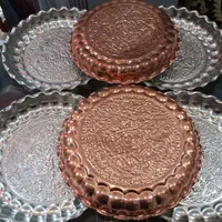 بشقاب مسی و پیش دستی مسی  مجمع مس