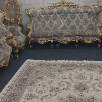 مبل سلطنتی۹نفر با ساعت ایستاده و سرویس خواب|مبلمان خانگی و میز عسلی|چهاردانگه (تهران), |دیوار