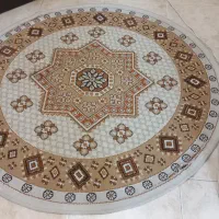 گلیم قالیچه گرد