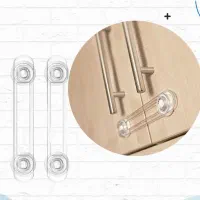 قفل درب کشو و کابینت کودک بسته 10 عددی