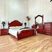 سرویس خواب چوبی زرین تخت دونفره|تخت و سرویس خواب|اردبیل, |دیوار