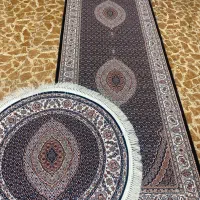 فرش1*3و1*1ماهی مشهد آکبند تمام نخ(فرش کریم زاده)