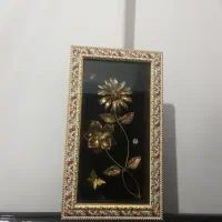 تابلو گل نقره