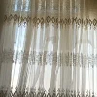 پرده ی سه متری ی پرده یک ونیمی برای پنجره|پرده، رانر، رومیزی|اصفهان, لاله|دیوار