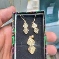 نیم ست طلا اجرت اقتصادی|جواهرات|کاشان, بازار کاشان|دیوار