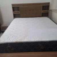فروش 2 عدد تخت خواب دو نفره با پاتختی و دراور|تخت و سرویس خواب|تهران, حافظیه|دیوار