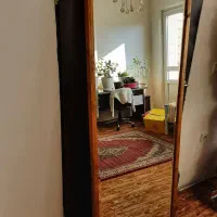 ایینه قدی با قاب چوبی راش