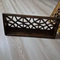 پنجره سنتی گره چینی شلف ودیوار کوب میناکاری|صنایع دستی و سایر لوازم تزئینی|تهران, جنت‌آباد مرکزی|دیوار