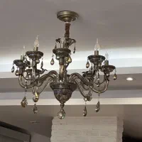 یک جفت لوستر خارجی ۱۵ و ۸ شاخه|لوستر و چراغ آویز|تهران, شهر زیبا|دیوار