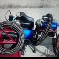 لوله بازکنی با پمپ باد و فنر برقی