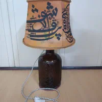 آباژور دست ساز با کالیگرافی دستی