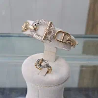 ست دستبند النگویی و انگشتر هرمس|جواهرات|قم, نیروگاه|دیوار