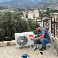 نصب انواع کولر اسپیلت|خدمات پیشه و مهارت|رشت, کوی مهر|دیوار