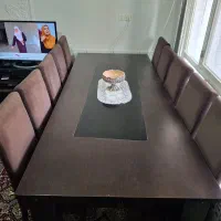 میز نهار خوری ۱۰ نفره|میز و صندلی غذاخوری|شهرکرد, |دیوار