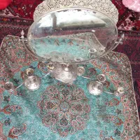 اینه‌وشمع‌دان‌نقره‌اصل