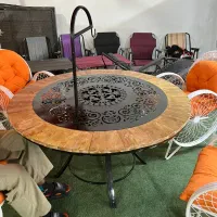 اتشدان سایبان باغی اتشدان گرد و مربع با چتر برزنت|کوهنوردی و کمپینگ|تهران, تهرانسر شرقی|دیوار