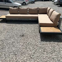 مبلمان باغی فلزی ویلایی مبل آتشدان کافه مدل ال|مبلمان خانگی و میز عسلی|شهریار, شهریار|دیوار