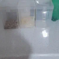 ظرف حبوبات ۶عددوجاشکلاتی وقاشق آجیل