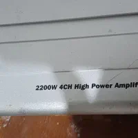 آمپلی فایر MBacoustice  چهارکانال 2200 وات توافقی|صوتی و تصویری|جیرفت, |دیوار