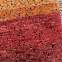 قالیچه پشمی دستباف طرح مدرن راه راه|فرش|شیراز, بریجستون|دیوار