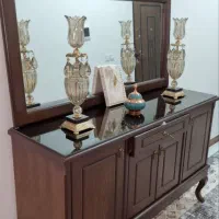 ست میز تلویزیون و ایینه کنسول
