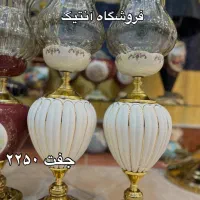 چراغ لاله لامپا ستون چینی سفید|صنایع دستی و سایر لوازم تزئینی|اردبیل, |دیوار