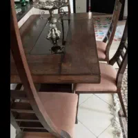 میز ناهارخوری خوری ۶ نفره|میز و صندلی غذاخوری|برخوار, |دیوار