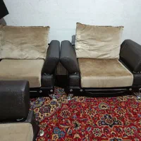 مبل چهار نفره|مبلمان خانگی و میز عسلی|خرمآباد, |دیوار