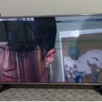 تلویزیون ال سی دی پنل ضربه خورده 43|تلویزیون و پروژکتور|برازجان, |دیوار