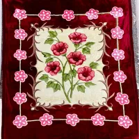 پتو دونفره گل برجسته
