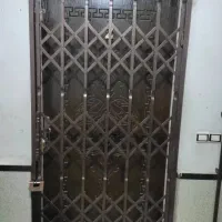 امنیتی حفاظ درب آکاردیونی تمام ضربدری پایین قوطی|مصالح و تجهیزات ساختمان|تهران, اسکندری|دیوار