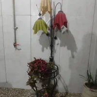 آباژور کنار سالنی فر فوژه ای بلند|چراغ خواب و آباژور|اندیمشک, |دیوار