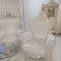 مبل سلطنتی ۹ نفره با میز ناهارخوری