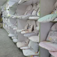 ست پتو وقنداقه نوزاد عروسکی زیپی متنوع مخمل کوبیده