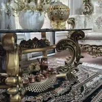 یک دست مبل سلطنتی ۷ نفره وسه عدد گل میز|مبلمان خانگی و میز عسلی|تهران, مشیریه|دیوار