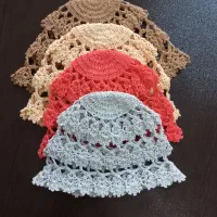 انواع کلاه ماندلا(لئونی) قلاب بافی|لباس|رشت, باهنر|دیوار