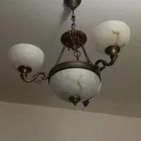 لوستر سه شاخه جنس برنز